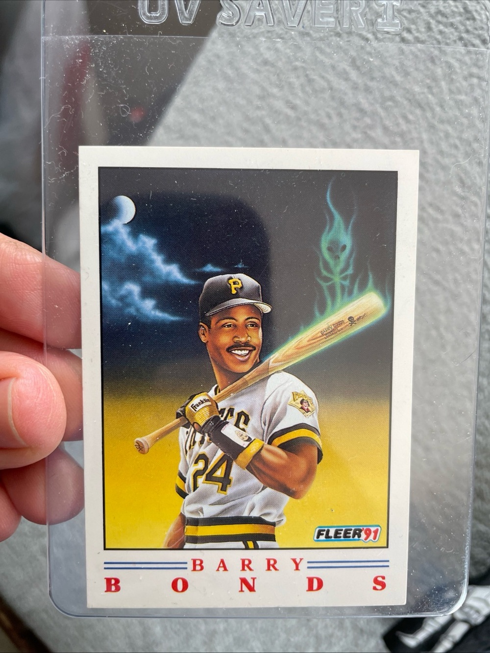 1991 Fleer - Factory Set Pro-Vision Barry Bonds #1 Pre-owned Mint Protective Slv